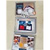 Image 1 : 3 NHL JERSEY CARDS TREASURE SWATCHES SEMYON VARLAMOV, TUNDRA TANDEMS JAKUB VORACEK AD DAVID KREJCI A