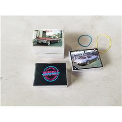 3 PACKS OF VINTAGE CAR COLLECTABLE CARDS