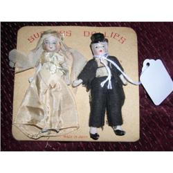 Bride and Groom still stitched to card #889892