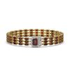 Image 1 : 21.51 ctw Garnet & Diamond Bracelet 14K Yellow Gold
