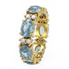 Image 2 : 6.8 ctw Aquamarine Ring 18K Yellow Gold