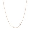 Image 1 : 14k Rose Gold .5 mm Cable Rope Chain - 16 in.