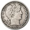 Image 1 : 1907-D Barber Half Dollar Fine