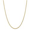 Image 1 : 14k Yellow Gold 2.75 mm Diamond Cut Quadruple Rope Chain - 26 in.