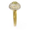 Image 2 : 2 ctw Fancy Yellow Diamond Ring 18K Yellow Gold