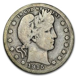 1915-S Barber Quarter VG