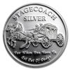 Image 1 : 1 oz Silver Round - Stagecoach (Fractional)