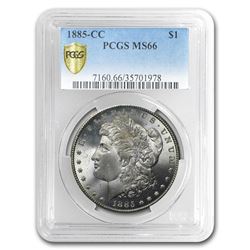 1885-CC Morgan Dollar MS-66 PCGS
