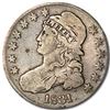 Image 1 : 1831 Capped Bust Half Dollar Fine