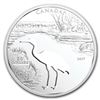 Image 1 : 2017 Canada Silver $30 Endangered Animal Cut Out Whooping Crane