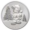 Image 2 : 2019 Niue 1 oz Silver $2 Disney Mickey Christmas MS-70 PCGS (FD)
