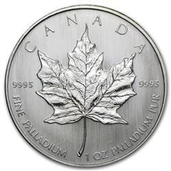 Canada 1 oz Palladium Maple Leaf BU (Random Year)