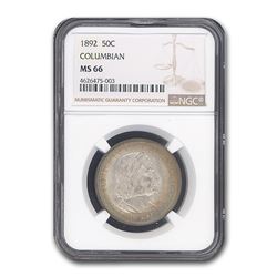 1892 Columbian Expo Half Dollar MS-66 NGC