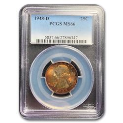 1948-D Washington Quarter MS-66 PCGS