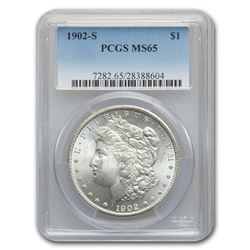 1902-S Morgan Dollar MS-65 PCGS
