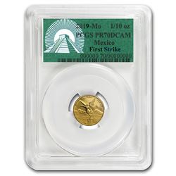 2019 Mexico 1/10 oz Gold Libertad PR-70 PCGS (FirstStrike®)