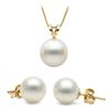 Image 1 : White South Sea Pearl Classic Pendant and Classic Stud Earring Set