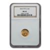 Image 1 : 1854 $1 Indian Head Gold Type-II MS-62 NGC