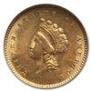 Image 2 : 1854 $1 Indian Head Gold Type-II MS-62 NGC