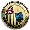 Image 1 : 2018 Montserrat 1 oz Au Emerald Isle of the Caribbean (Colorized)