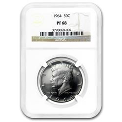 1964 Kennedy Half-Dollar PF-68 NGC
