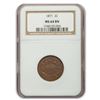 Image 1 : 1871 Two Cent Piece MS-64 NGC (Brown)