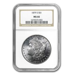 1879-S Morgan Dollar MS-66 NGC