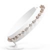 Image 2 : 6.24 ctw Pear Cut Diamond Designer Bracelet 18K Rose Gold