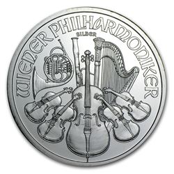 2009 Austria 1 oz Silver Philharmonic BU