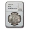 Image 1 : 1885-CC Morgan Dollar MS-63 NGC