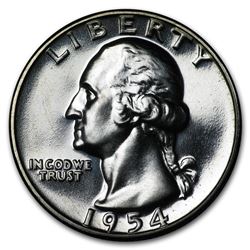 1954 Washington Quarter Gem Proof