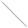 Image 2 : 14K White Gold 6 mm Polished Fancy Link Bracelet - 7.5 in.