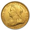 Image 1 : 1893-1901 Great Britain Gold Sov Victoria Veil Head Avg Circ