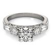 Image 1 : 2.5 ctw Certified VS/SI Diamond Pave Ring 18k White Gold