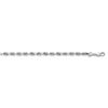 Image 1 : 14k White Gold 5.0 mm Diamond Cut Quadruple Rope Chain - 24 in.