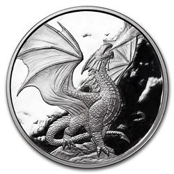 5 oz Silver Proof Round - Anne Stokes Dragons Noble Dragon