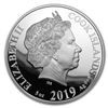 Image 2 : 2019 Cook Islands 5 oz Silver Mother of Pearl Year of the Pig