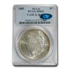 Image 1 : 1885 Morgan Dollar MS-62 PCGS CAC (VAM 22 Dash)