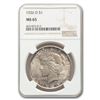 Image 1 : 1926-D Peace Dollar MS-65 NGC