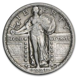 1921 Standing Liberty Quarter VF