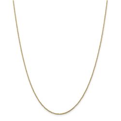 14k Gold 1.1 mm Ropa Chain Necklace - 20 in.