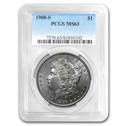 1900-S Morgan Dollar MS-63 PCGS