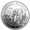 Image 1 : 2010 Somalia 1 oz Silver Elephant BU