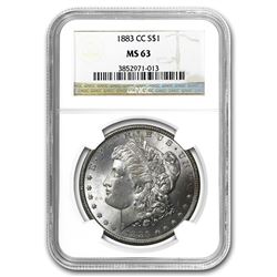 1883-CC Morgan Dollar MS-63 NGC