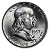 Image 2 : 1957 Franklin Half Dollar 20-Coin Roll BU