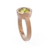 Image 2 : 2 ctw Fancy Yellow Diamond Ring 18K Rose Gold