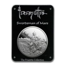 2 oz Silver Proof Round - Frank Frazetta (Swordsman of Mars)