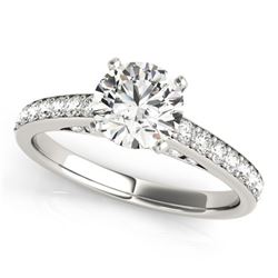 1.5 ctw Certified VS/SI Diamond Ring 18k White Gold