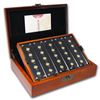 Image 1 : 2007 China 25-Coin Gold Panda Proof Set (25th Anniversary)