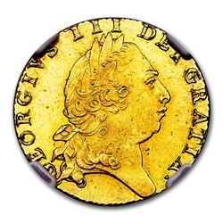 1793 Great Britain Gold Guinea George III MS-63 NGC
